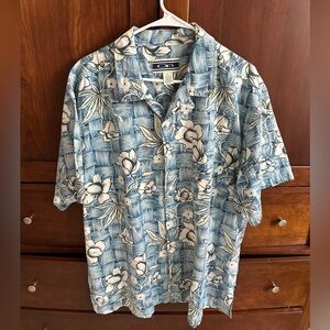 OP ocean pacific men’s Hawaiian shirt. Large, excellent condition 100% cotton